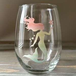 Mermaid Stemless Glass